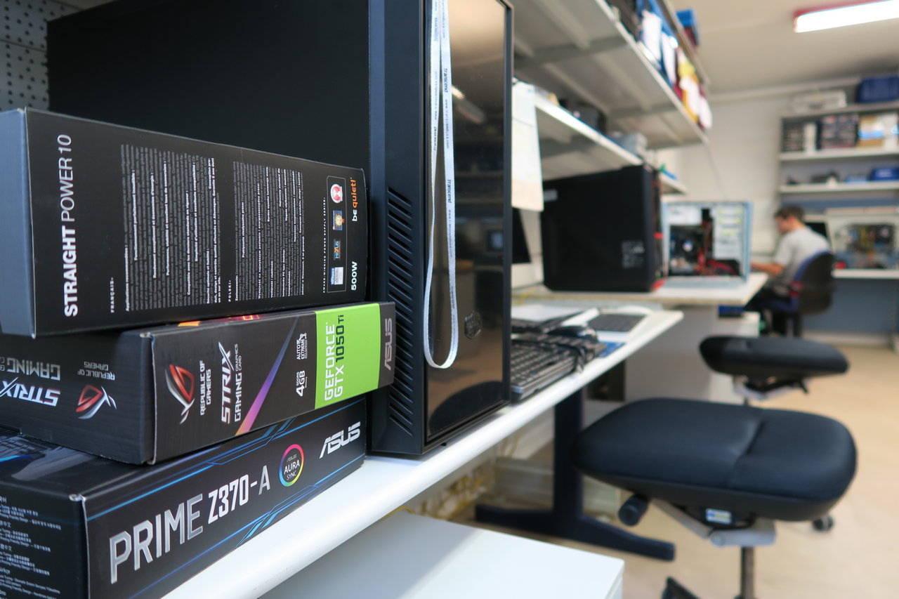 Custom-built PC Ecke